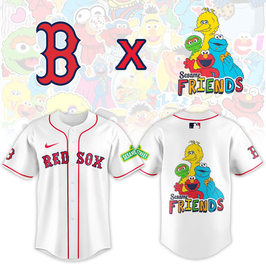 ..Boston Red Sox 2025 Sesame Street Night Limited Jersey