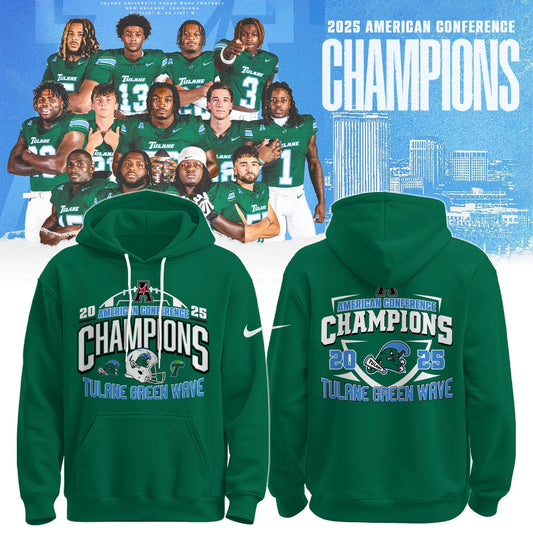 .TULN 2025 AAC Football Champions Hoodie Limited Edition