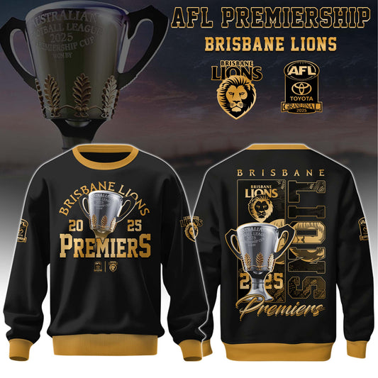 .    Brisbane Lions - AFL 2025 Champions Sweatshirt Ver 1
